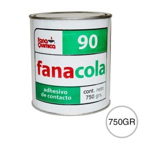 Adhesivo doble contacto liquido Fanacola 90 interior amarillo translucido lata x 750gr