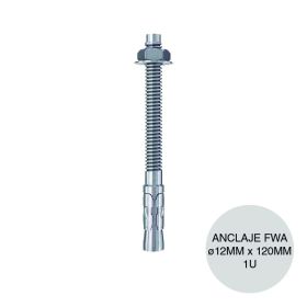 Anclaje fijacion metalica perno FWA ø12mm x 120mm