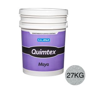 Revestimiento plastico texturado Quimtex Maya exterior interior S027 balde x 27kg