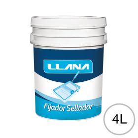 Fijador sellador acrilico concentrado al agua exterior interior transparente balde x 4L